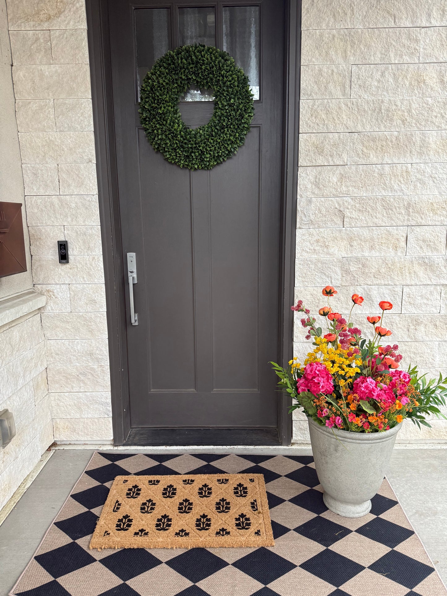 Large Summer Vibrant Drop-In Planter