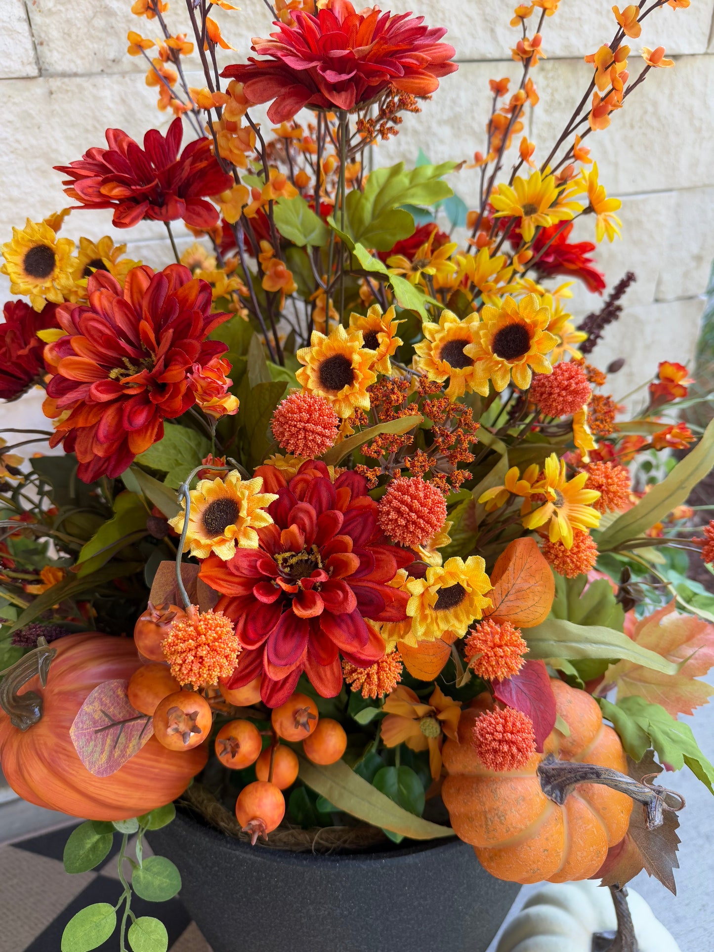 Large Fall Urn Filler