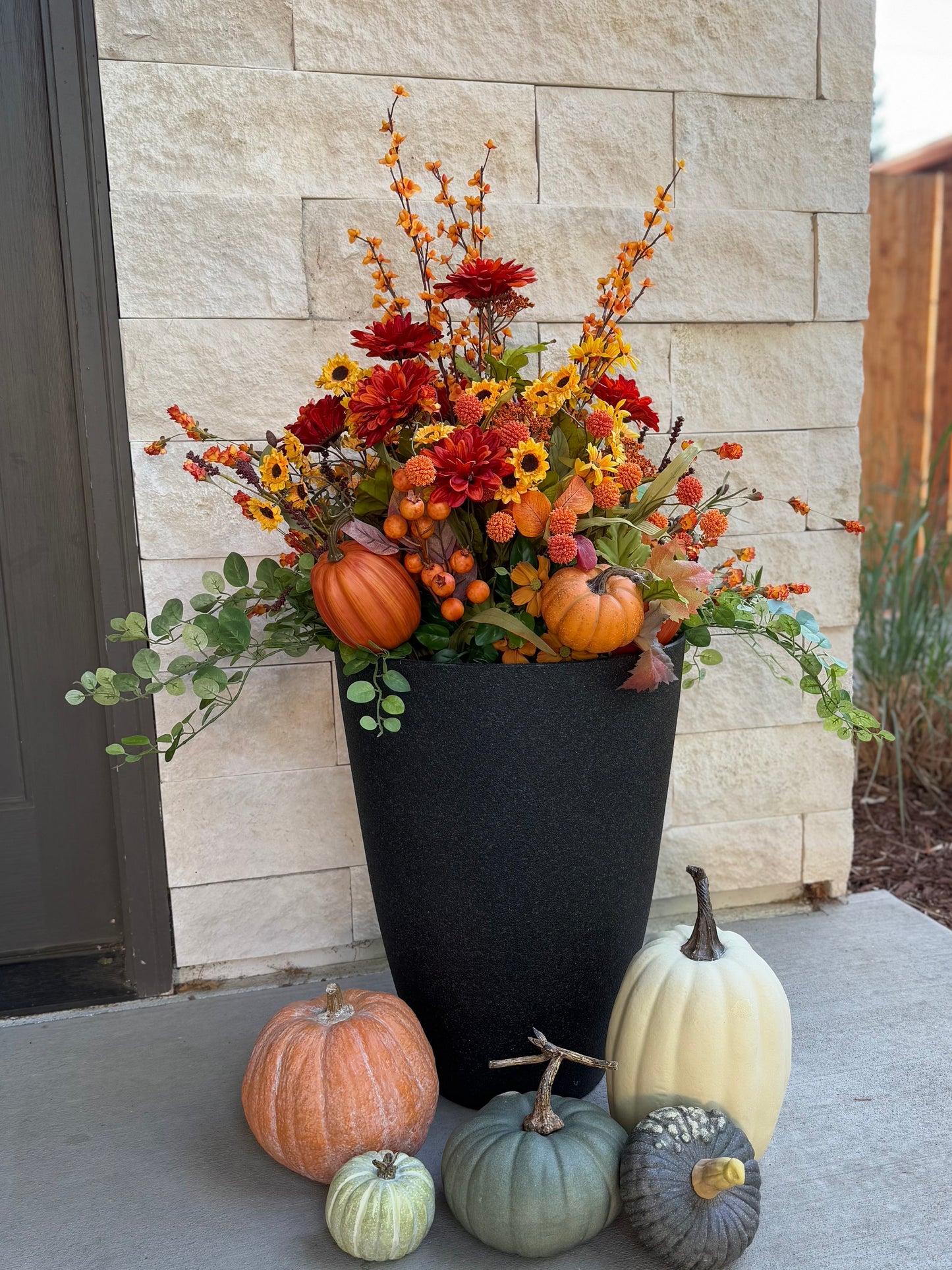 Large Fall Urn Filler