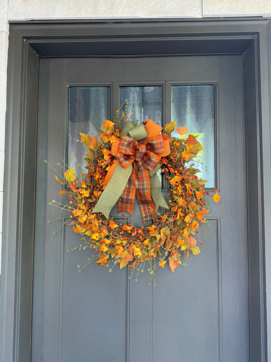 Fall Foliage Wreath
