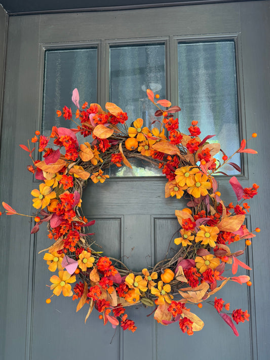 Eye Catching Fall Wreath